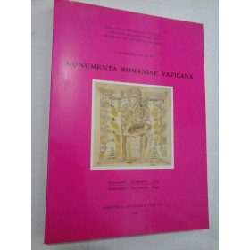 MONUMENTA ROMANIAE VATICANA - I. DUMITRIU-SNAGOV - engleza / italiana